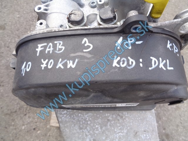 motor na škodu fábiu 3 1,0i, DKL
